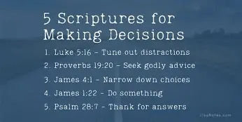 Biblical Wisdom for Making Difficult Decisions - Prayer