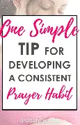 A stack of books on prayer and devotionals