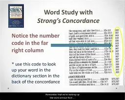 Strong's Concordance