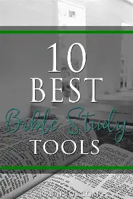 Bible software interface with various study tools