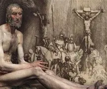 Image representing God's love and compassion towards those in suffering