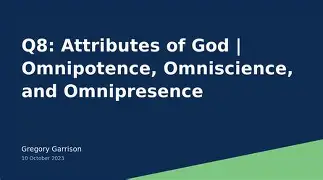 Attributes Of God: Omniscience And Omnipotence Explored
